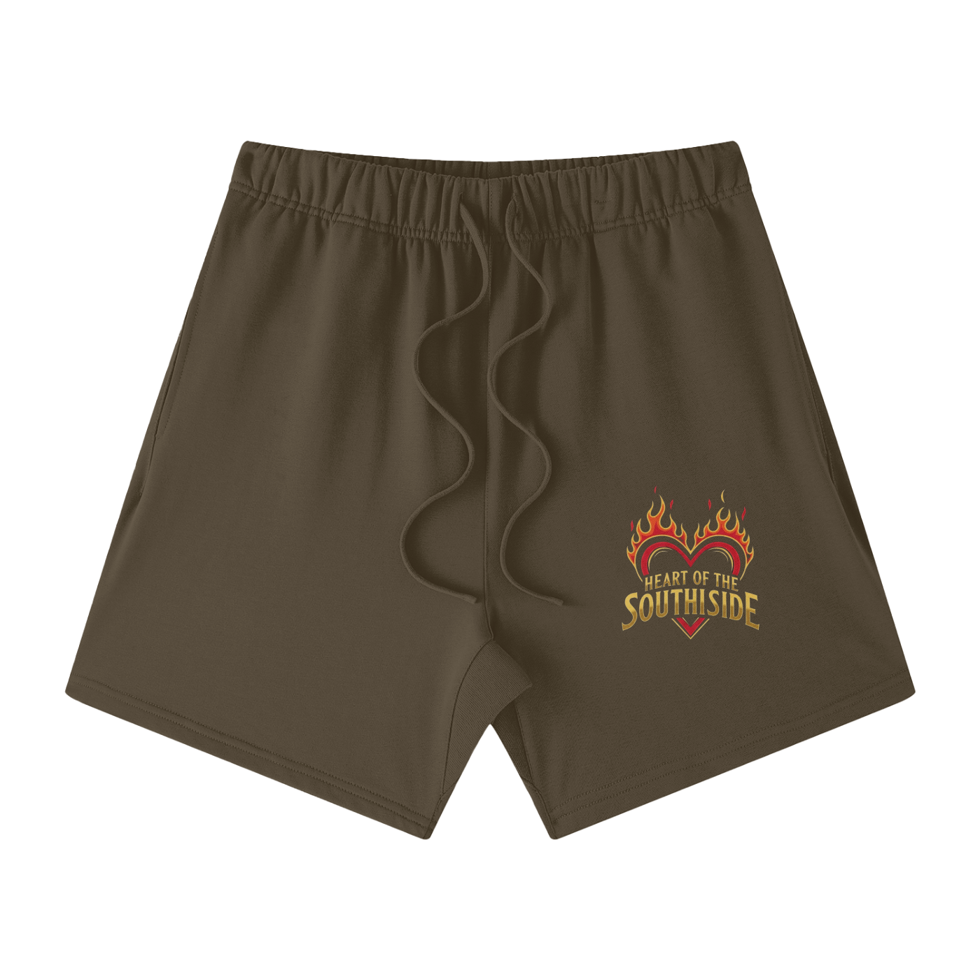 Heart of The Southside Earth Tone Loose Fit Shorts