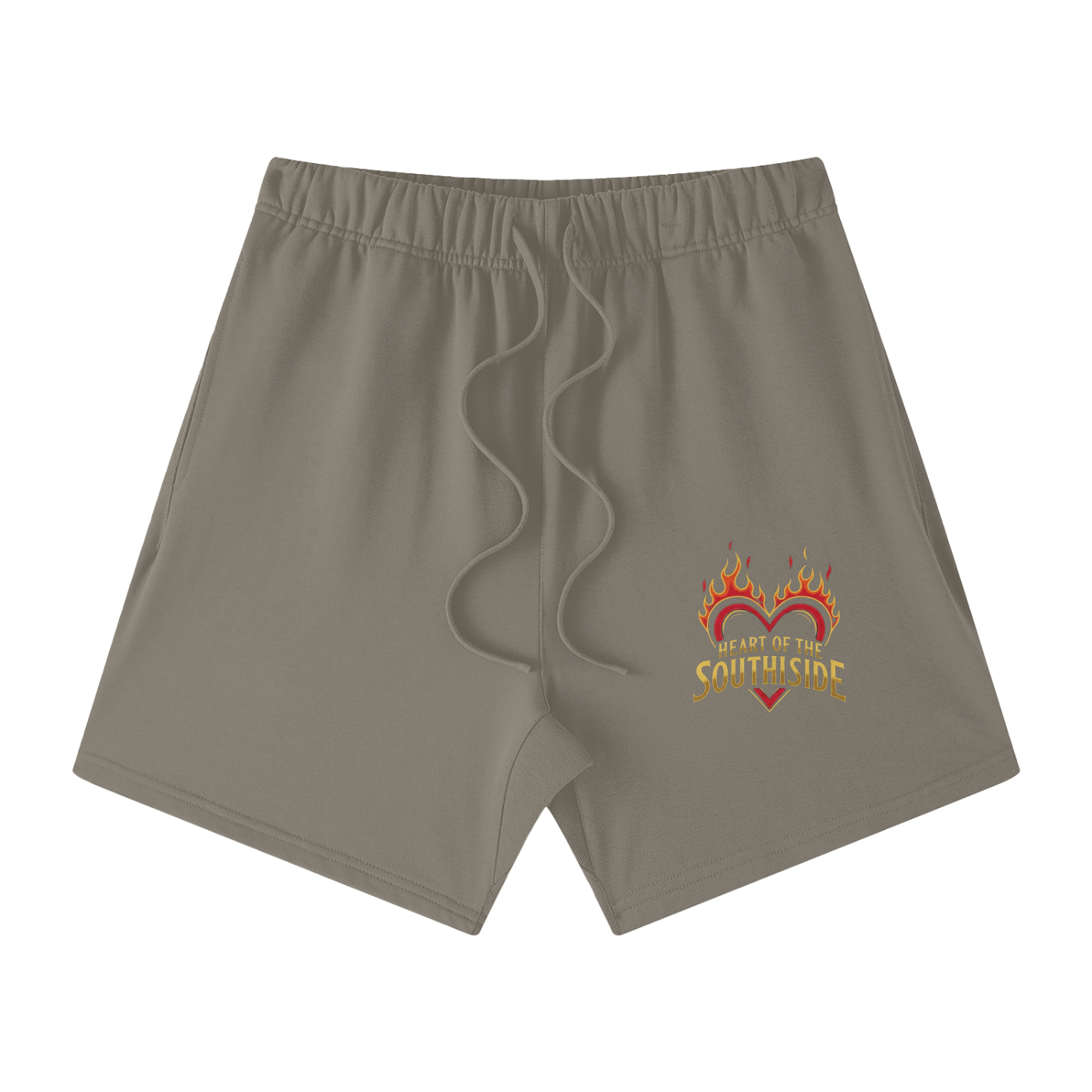 Heart of The Southside Earth Tone Loose Fit Shorts