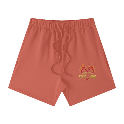 Heart of The Southside Earth Tone Loose Fit Shorts