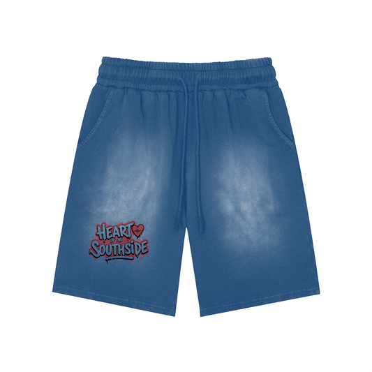 Heart of The Southside Washed Shorts
