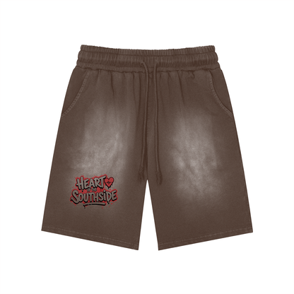 Heart of The Southside Washed Shorts